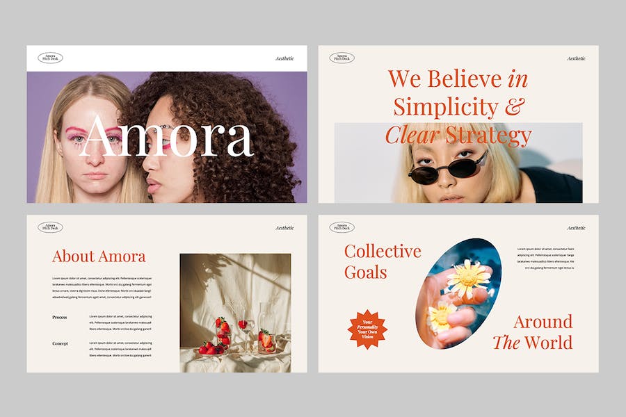 极简美学设计风格展示创意应用方案PPT模板 - 顶尖PPT