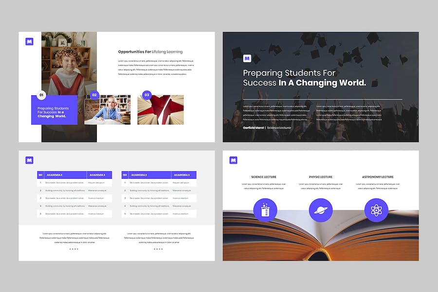 大学教育培训PowerPoint模板 - 顶尖PPT