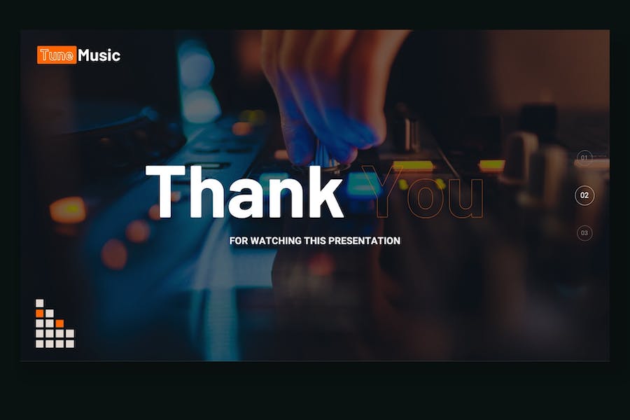 音乐制作行业项目成果展示PPT模板 - 顶尖PPT