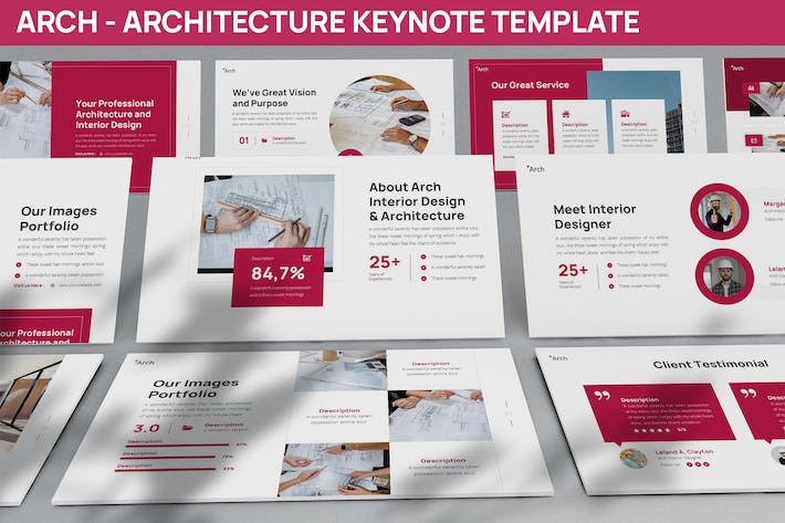 商业地产建筑公司简介keynote模板 - 顶尖PPT