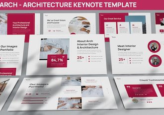商业地产建筑公司简介keynote模板 - 顶尖PPT