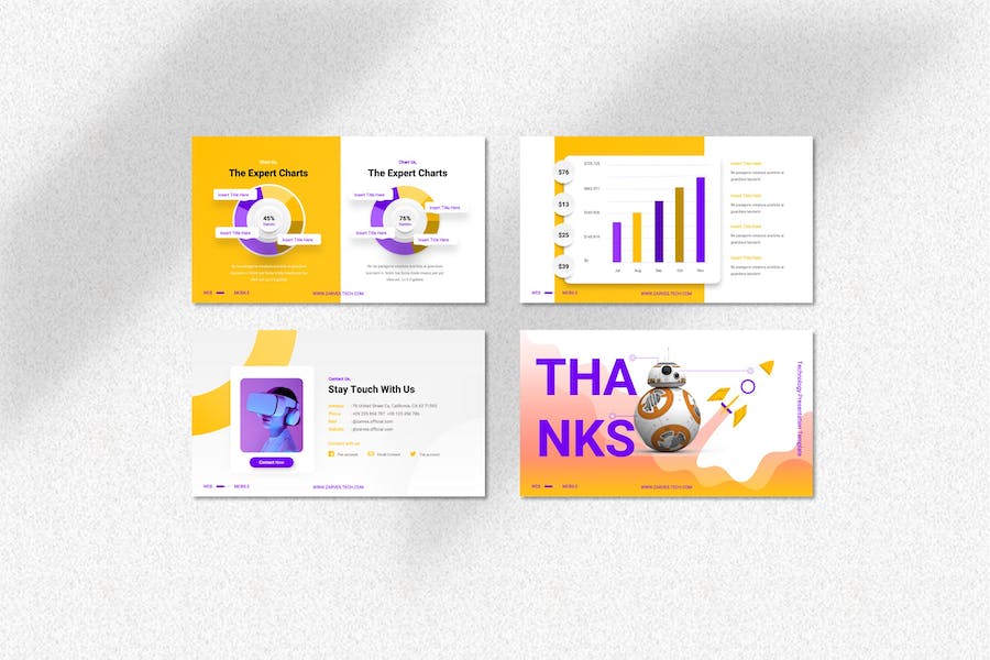 技术服务公司PPT模板 - 顶尖PPT