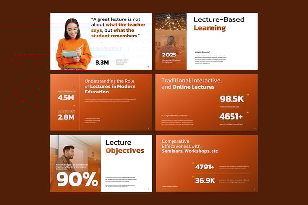 专业讲座研究成果学术风格展示PPT模板 - 顶尖PPT