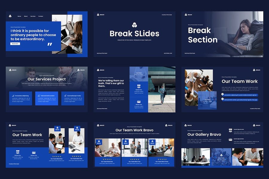 创意商务项目推介品牌营销策划展示方案PPT模板 - 顶尖PPT