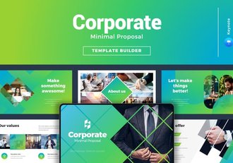 企业商务介绍信息图形keynote模板 - 顶尖PPT