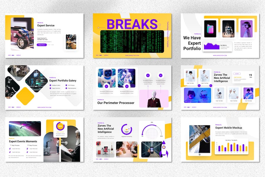 技术服务公司PPT模板 - 顶尖PPT