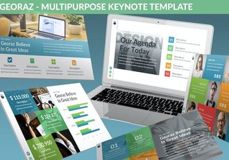 多用途综合展示方案Keynote模板 - 顶尖PPT