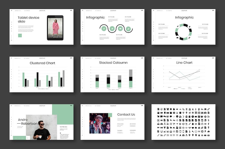 商务品牌建设推介营销宣传Keynote模板 - 顶尖PPT
