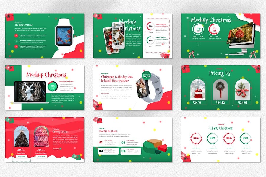 圣诞老人主题演讲方案Keynote模板 Retry - 顶尖PPT