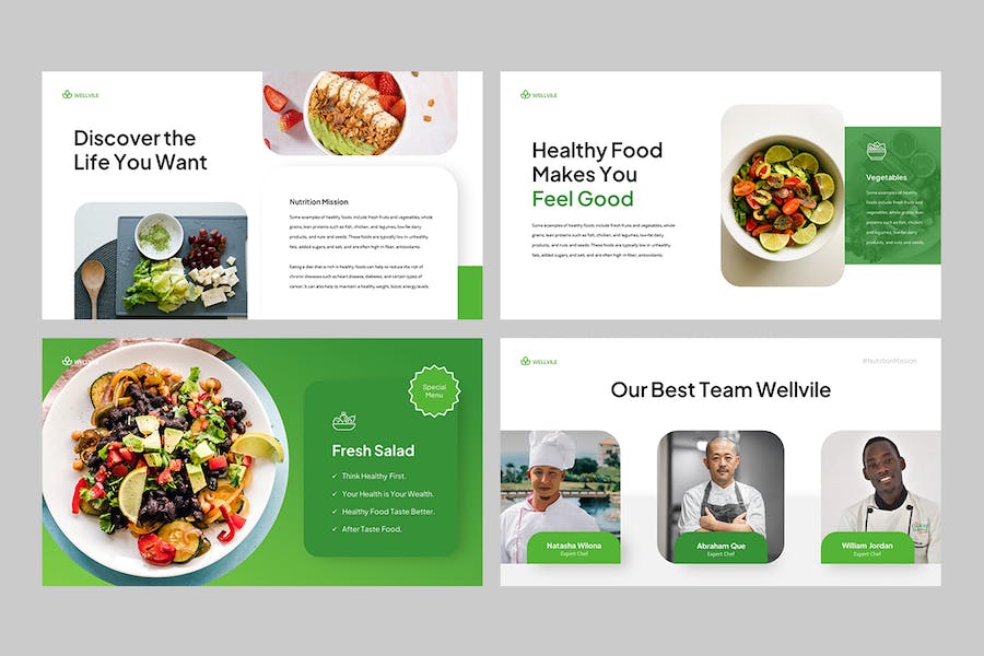 健康养生食品推介Keynote模板 - 顶尖PPT