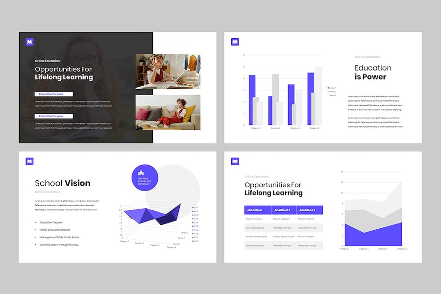 大学教育培训PowerPoint模板 - 顶尖PPT