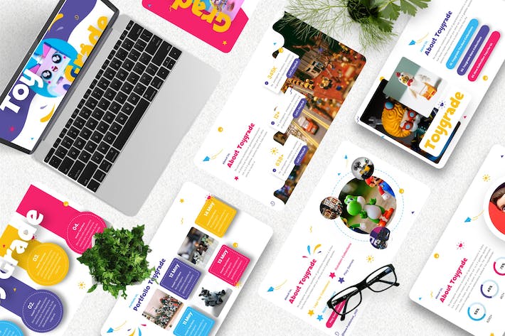 儿童玩具PPT模板 - 顶尖PPT