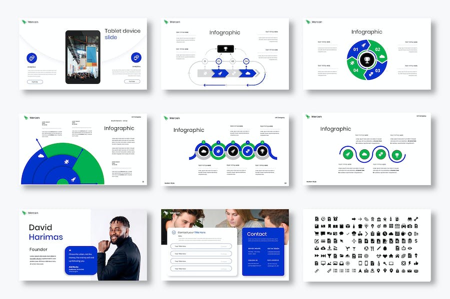 国外微立体企业文化产品设计展示PPT模板 - 顶尖PPT