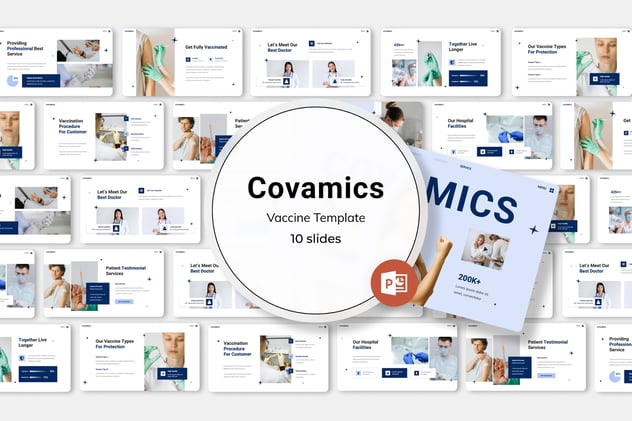 疫苗的研发功效接种PPT模板 - 顶尖PPT