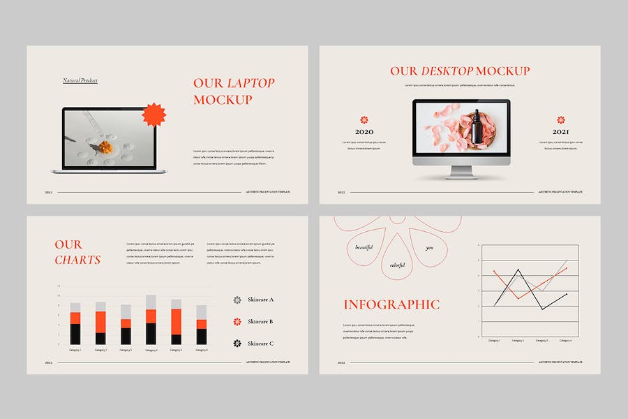 创意理念设计作品美学分享keynote模板 - 顶尖PPT