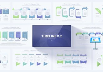 时间轴keynote模板 - 顶尖PPT