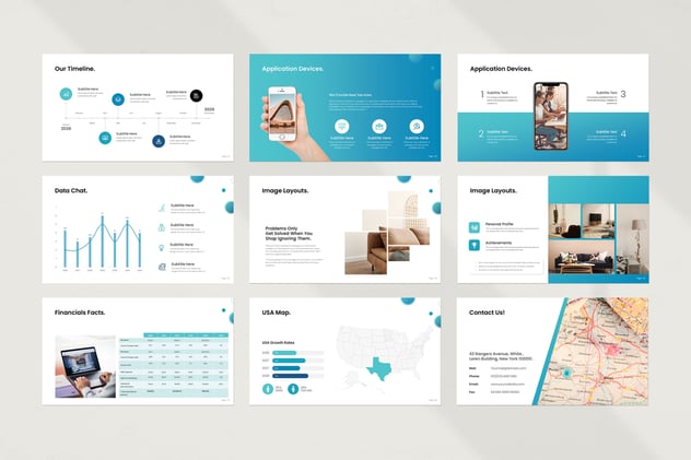 商业计划PowerPoint模板 - 顶尖PPT