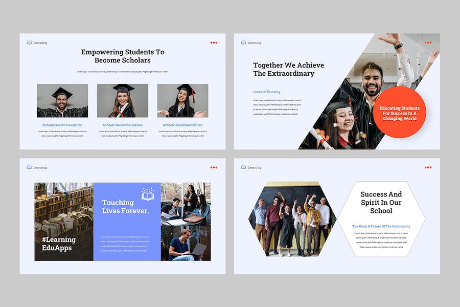 在线学习教育培训课程PPT模板 - 顶尖PPT