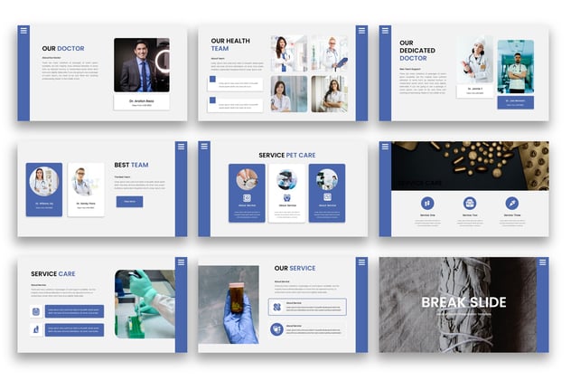 医疗健康领域keynote模板 - 顶尖PPT