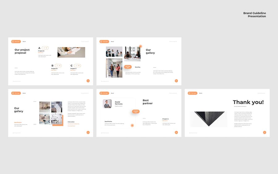 品牌指南提案PowerPoint模板 - 顶尖PPT