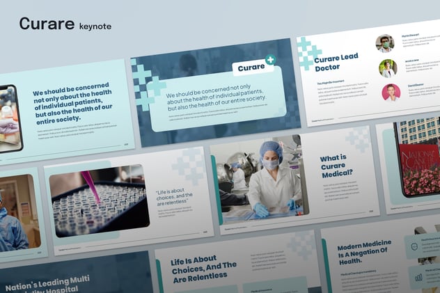 医学会议报告病例讨论诊疗方案沟通keynote模板 - 顶尖PPT