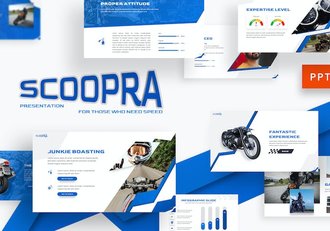 摩托车机车产品展示性能介绍PPT模板 - 顶尖PPT