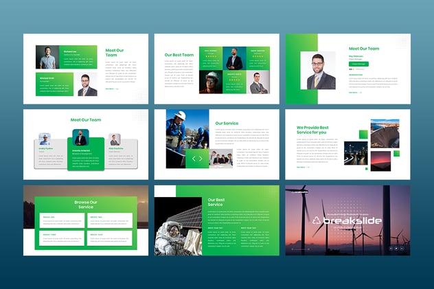 可再生能源PPT模板 - 顶尖PPT