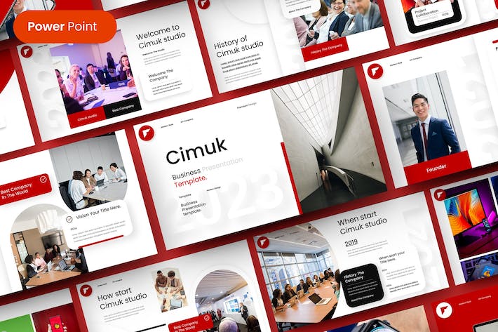 企业会议商务PowerPoint模板 - 顶尖PPT