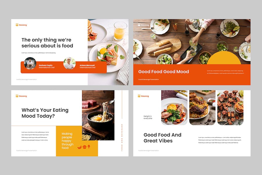 餐饮食品商业营销推广PPT模板 - 顶尖PPT