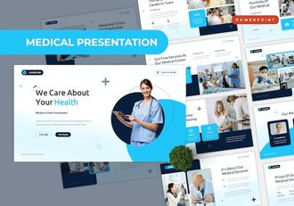 医学诊疗健康服务PPT模板 - 顶尖PPT