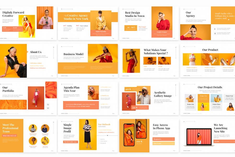 美学时尚设计工作室方案Keynote模板 - 顶尖PPT