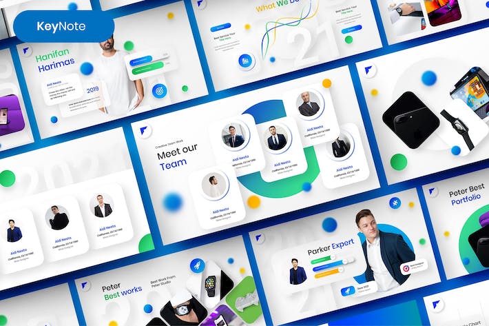 商业企业发展战略规划Keynote模板 - 顶尖PPT