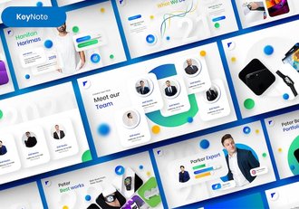 商业企业发展战略规划Keynote模板 - 顶尖PPT