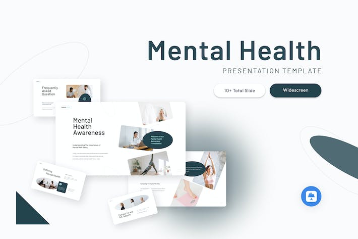 心理健康情绪wellness管理Keynote模板 - 顶尖PPT