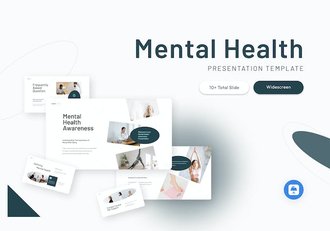 心理健康情绪wellness管理Keynote模板 - 顶尖PPT