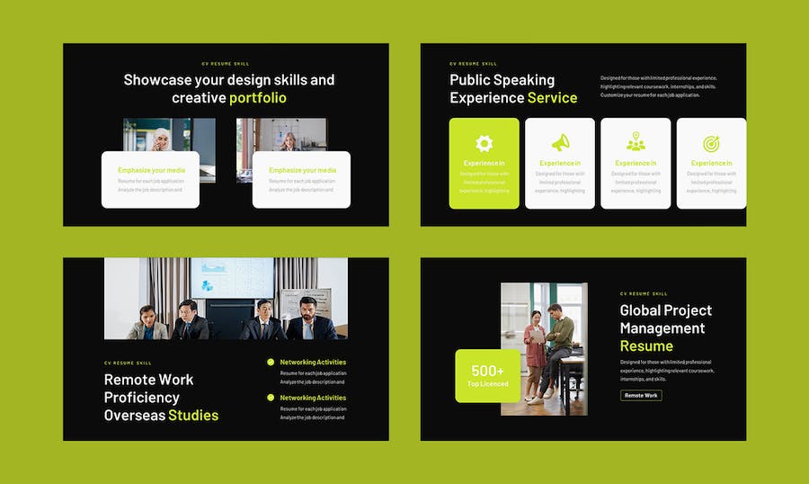 个人求职简历PPT模板 - 顶尖PPT