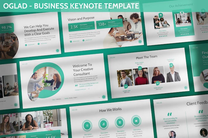 业务合作团队介绍keynote模板 - 顶尖PPT