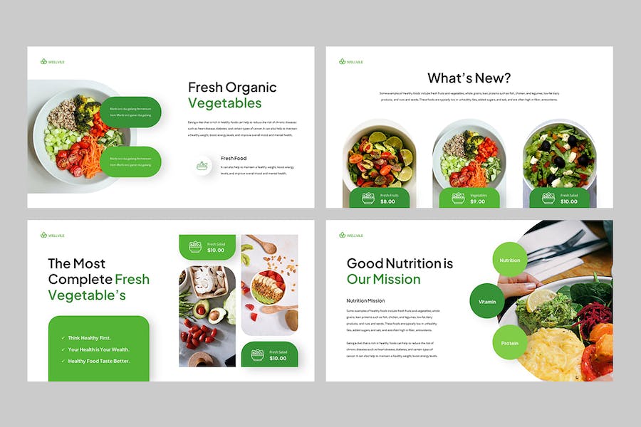 健康养生食品推介Keynote模板 - 顶尖PPT