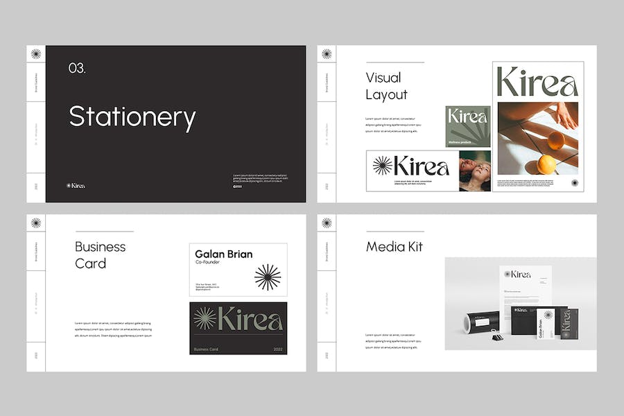 品牌形象指南设计规范Keynote模板 - 顶尖PPT