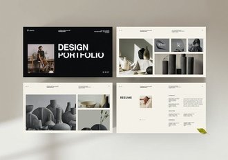 极简复古风格商务通用PPT模板 - 顶尖PPT