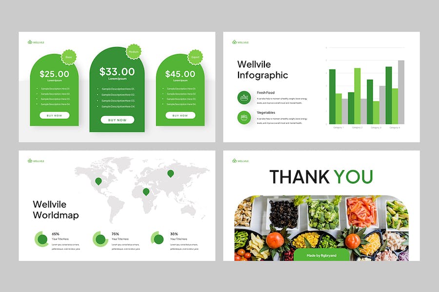 健康养生食品推介Keynote模板 - 顶尖PPT