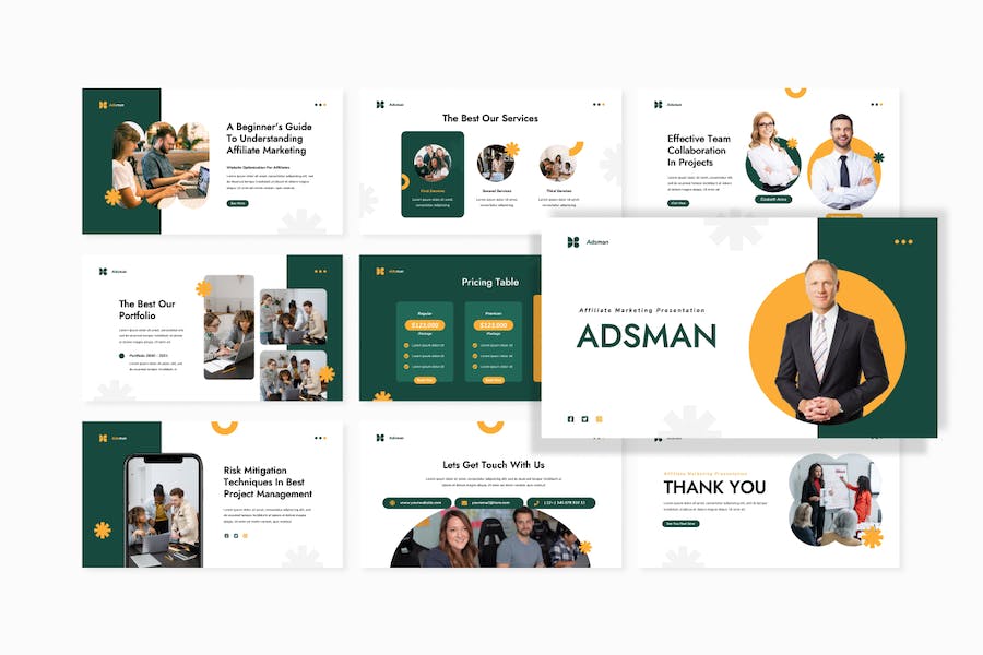 绿色系联盟营销Keynote演示文稿 - 顶尖PPT