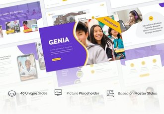 在线教育教学PowerPoint模板 - 顶尖PPT