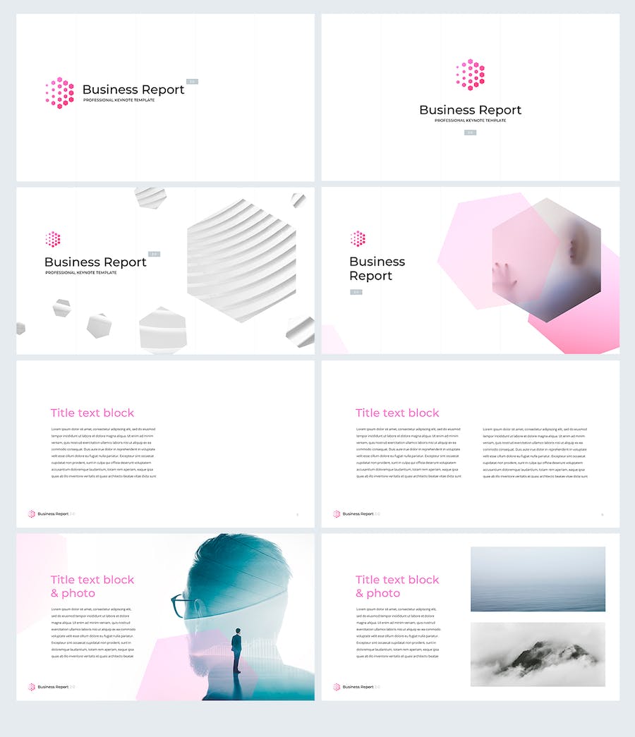 商业报告融资计划书Keynote模板 - 顶尖PPT