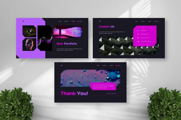 人工智能技术主题PPT模板 - 顶尖PPT