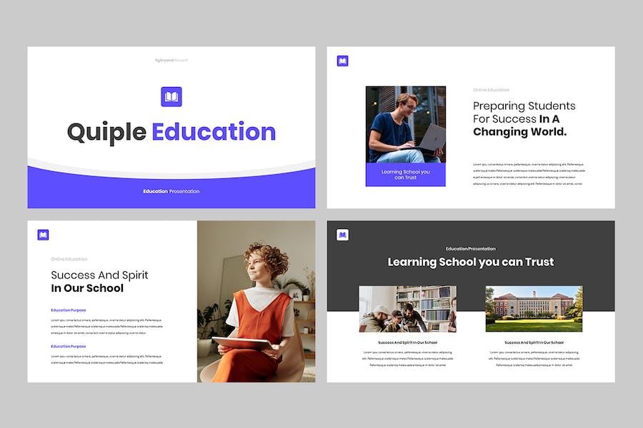 大学教育培训PowerPoint模板 - 顶尖PPT