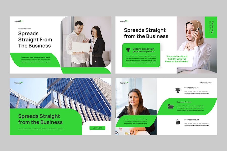 商务品牌基调展示讲述Keynote模板 - 顶尖PPT