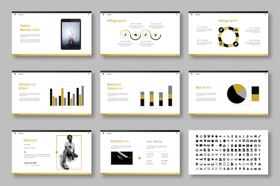 商务企业服务推广宣传Keynote模板 - 顶尖PPT