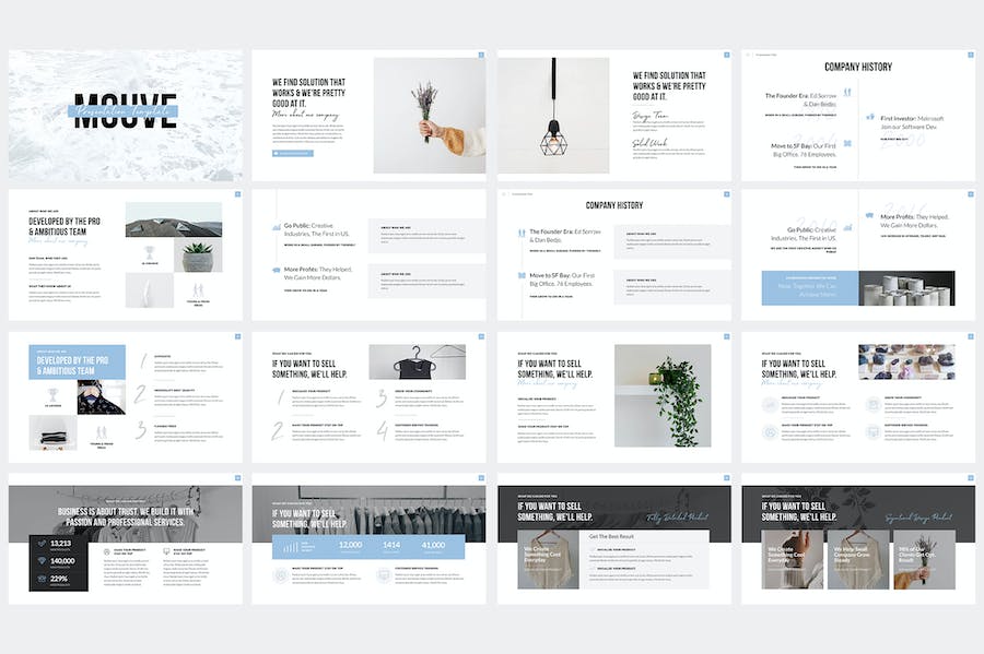 优雅精致商务展示Keynote模板 - 顶尖PPT
