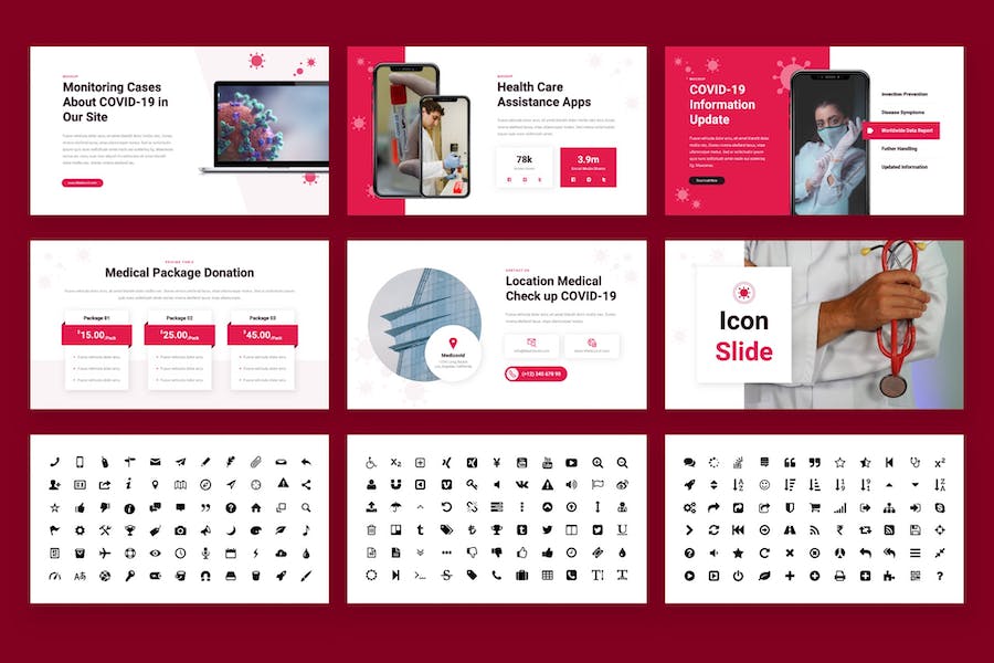 病毒防护治疗keynote模板 - 顶尖PPT